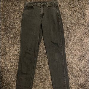 American Eagle Black Mom Jeans